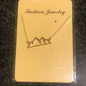 Mountain Gold Chain Necklace